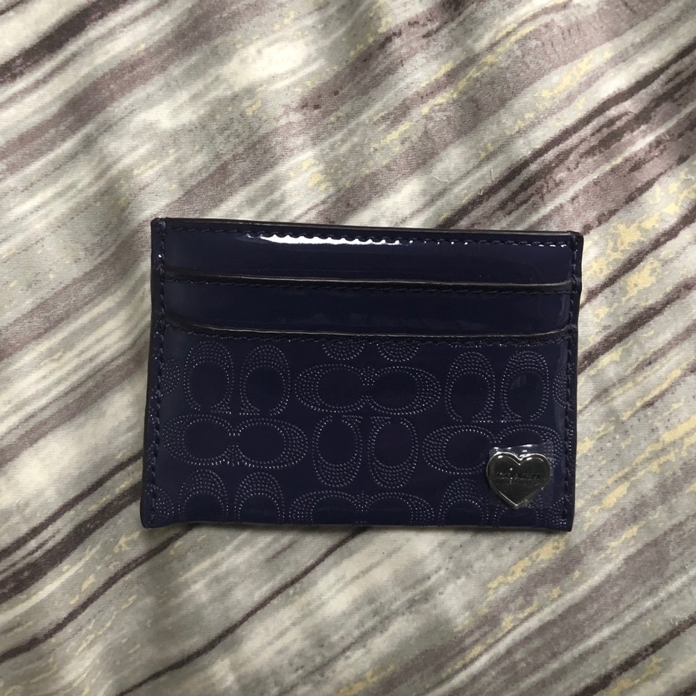 Small coach card wallet